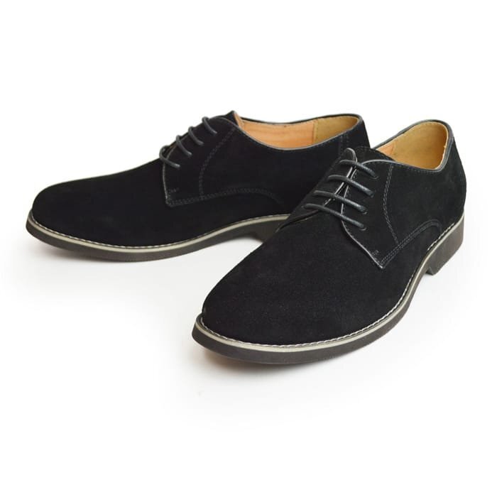 新品■25cm 本革 スエード オックスフォード シューズ メンズ カジュアル ブーツ ビジカジ スニーカー 軽量ソール ANTLEY【エコ配送】拍卖