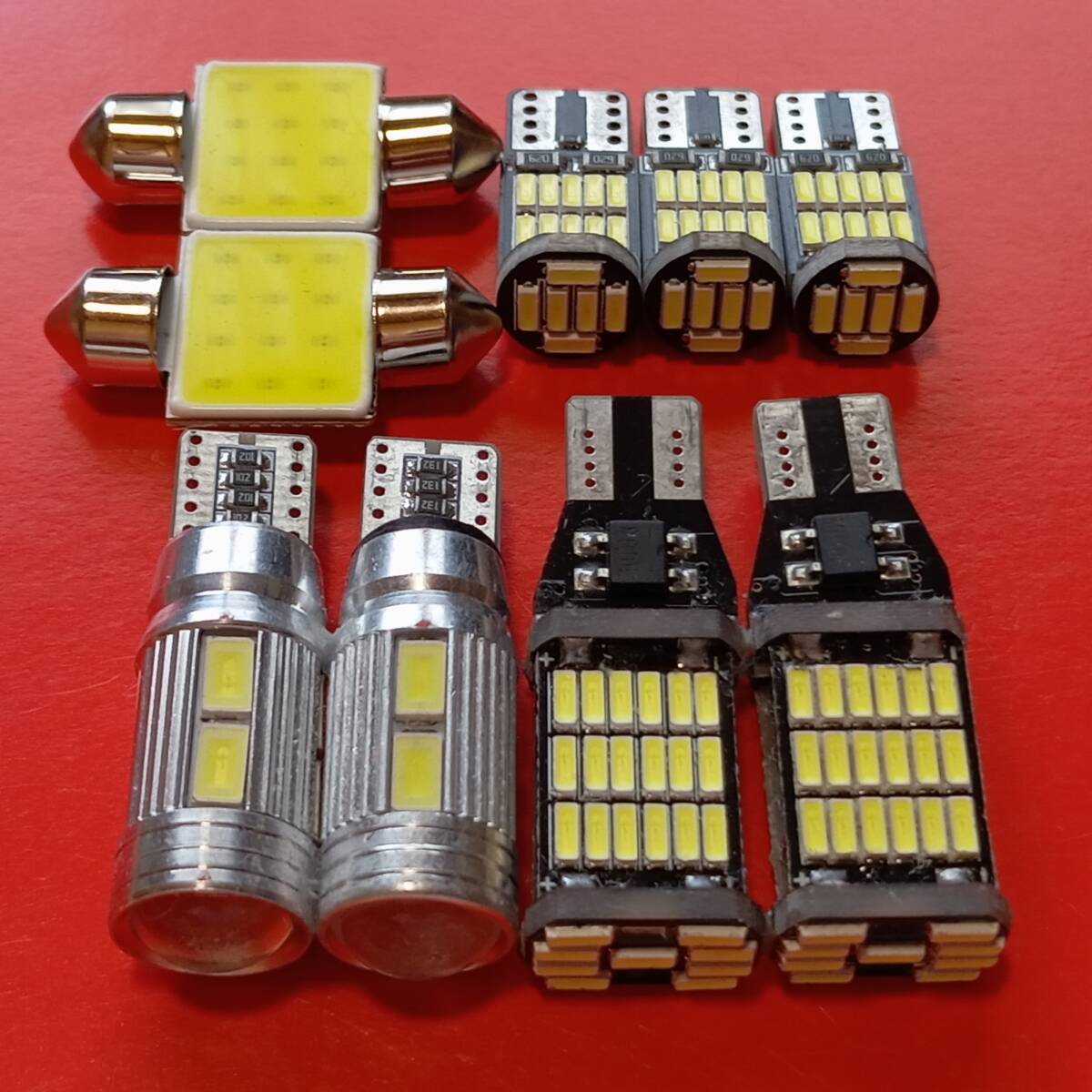 爆光9個セット MK53S スペーシアカスタム ハイブリッド T10 LED ルームランプ ポジション ナンバー灯 バックランプ ホワイト /45/10/26/t31拍卖