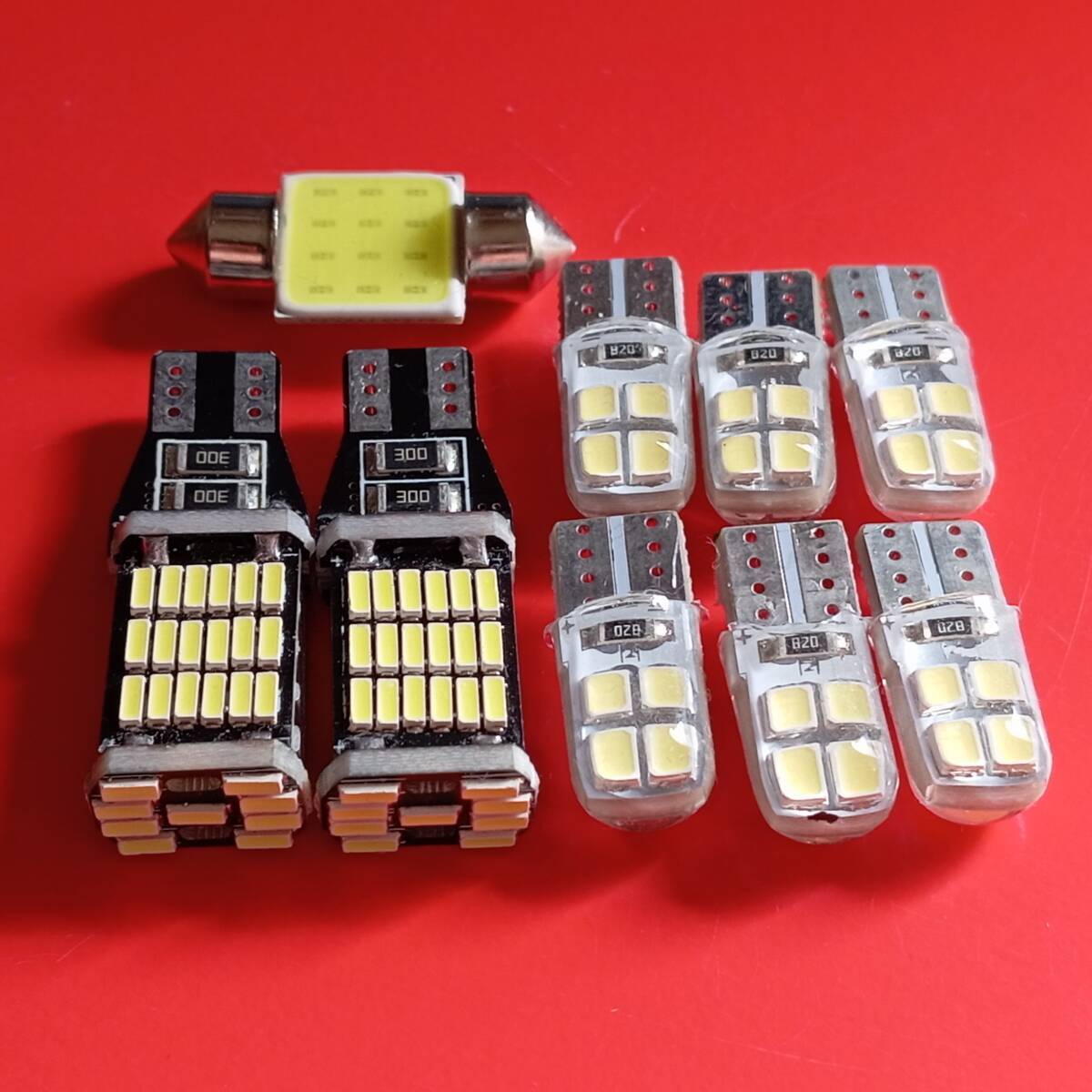 超爆光!ミラジーノ L650・660S T10 LED ルームランプ バックランプ ポジション ナンバー灯 9個セット ホワイト ダイハツ /45/c8/t31拍卖