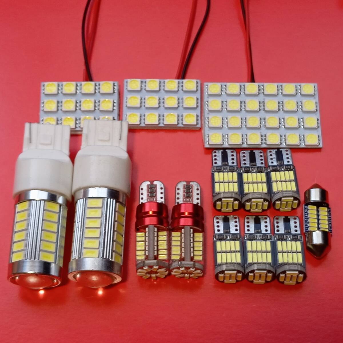 超豪華セット!ZVW40W ZVW41W プリウスα LED ルームランプ バックランプ ポジション球 ナンバー灯14個セット /33/57/6/26/s12/s24/t28拍卖