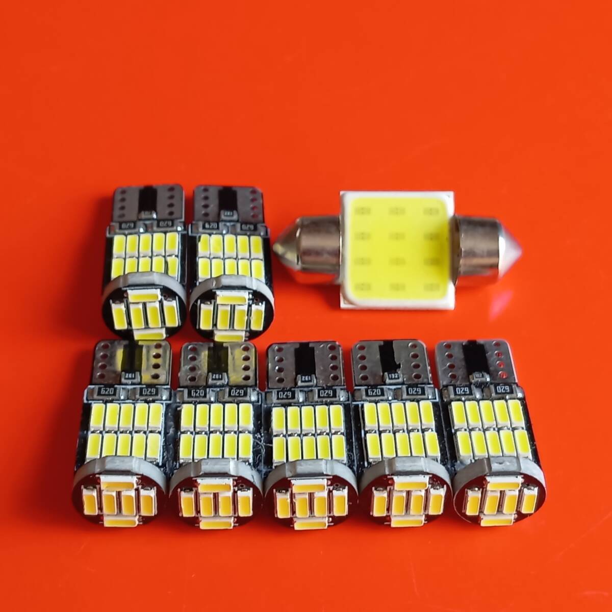 AZK10 SAI(サイ) 超爆光!T10 LED ルームランプ 8個セット ホワイト トヨタ /26/t31拍卖