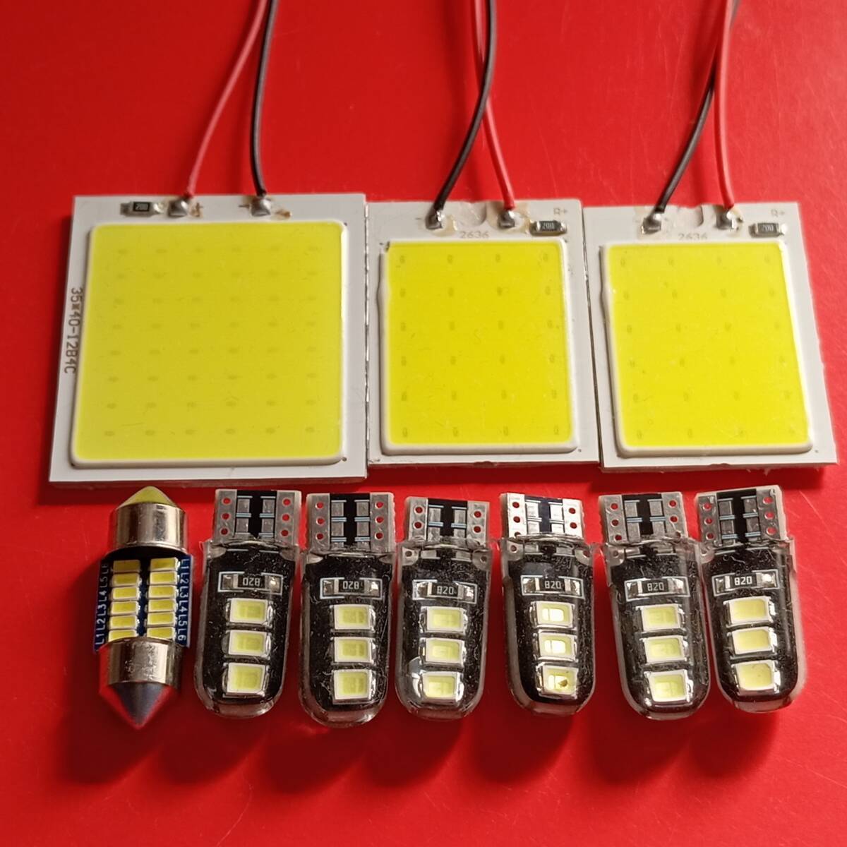 ZVW40系 プリウスα 超爆光!T10 LED ルームランプ ナンバー灯 10個セット ホワイト トヨタ /c48/c24/6/t28拍卖