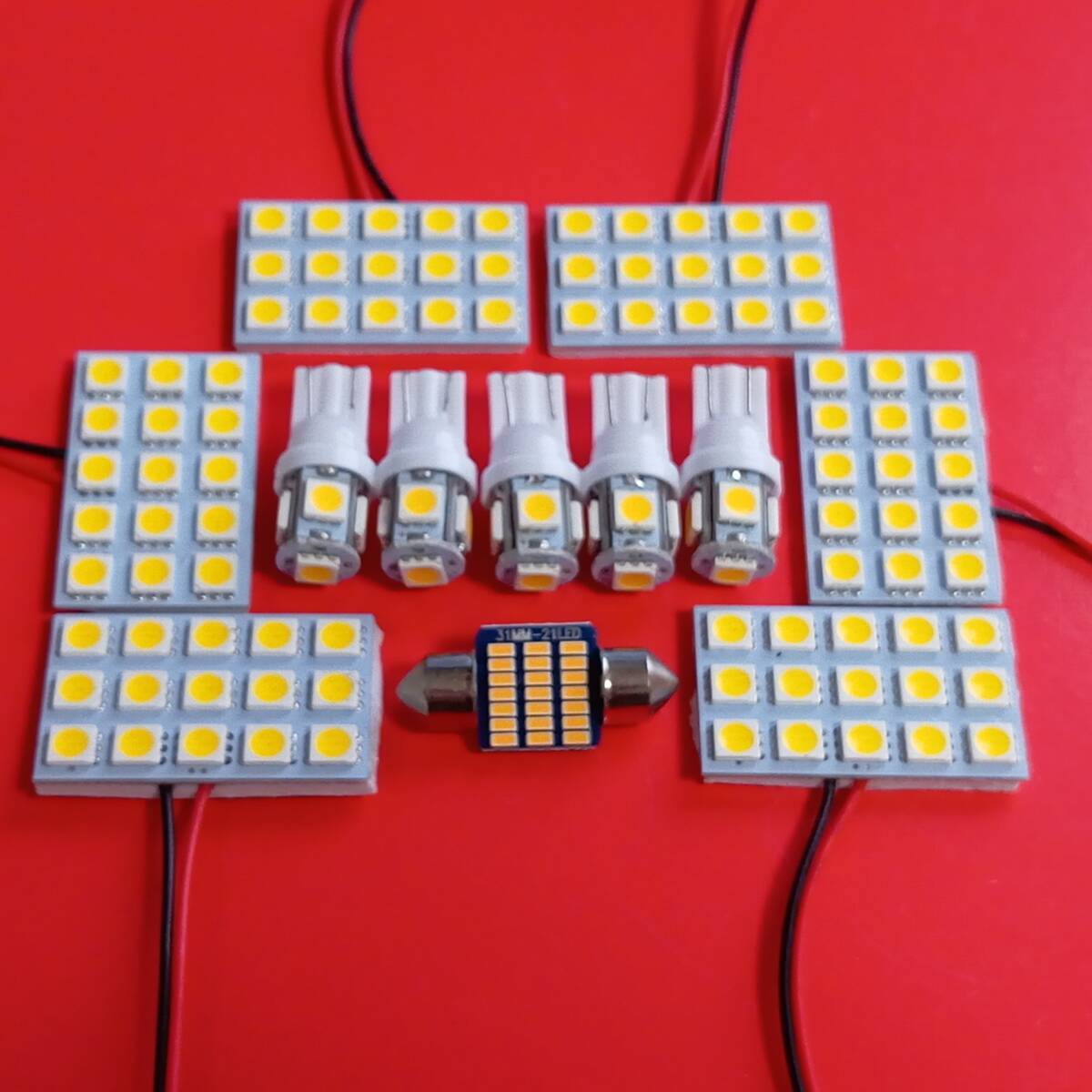 50系 エスティマ 全年式適合 電球色 ウォームホワイト 暖色 T10 LED ルームランプ 12個セット トヨタ GSR/ACR50/AHR20 /d5/d31/d15拍卖