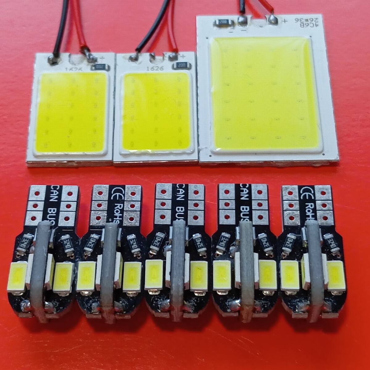 ZVW52 プリウス PHV 超爆光!T10 LED ルームランプ 8個セット ホワイト トヨタ /c24/c18/8拍卖