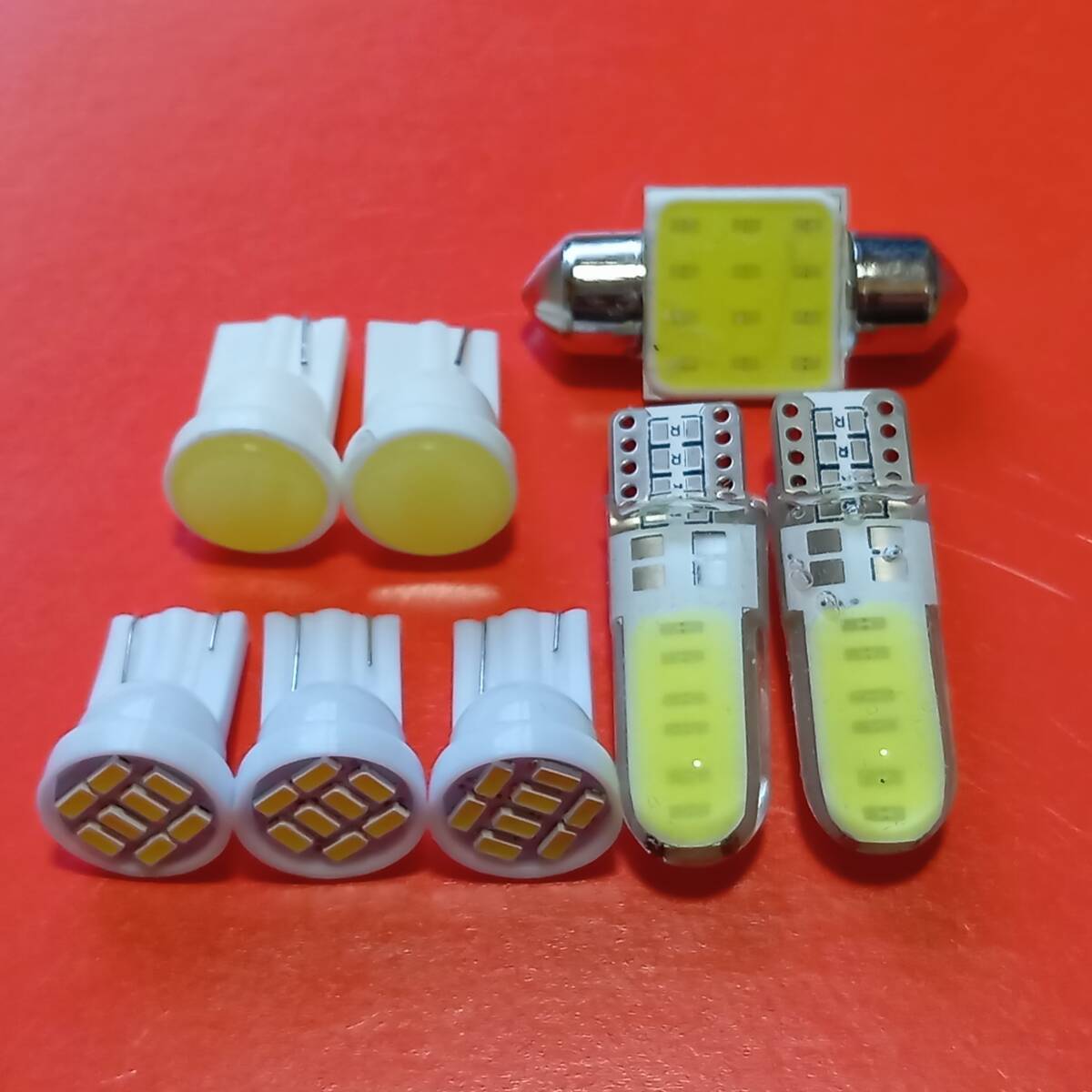 NHP10 アクア 超爆光!T10 LED ルームランプ ポジション ナンバー灯 8個セット ホワイト トヨタ /c12/8/c1/t31拍卖