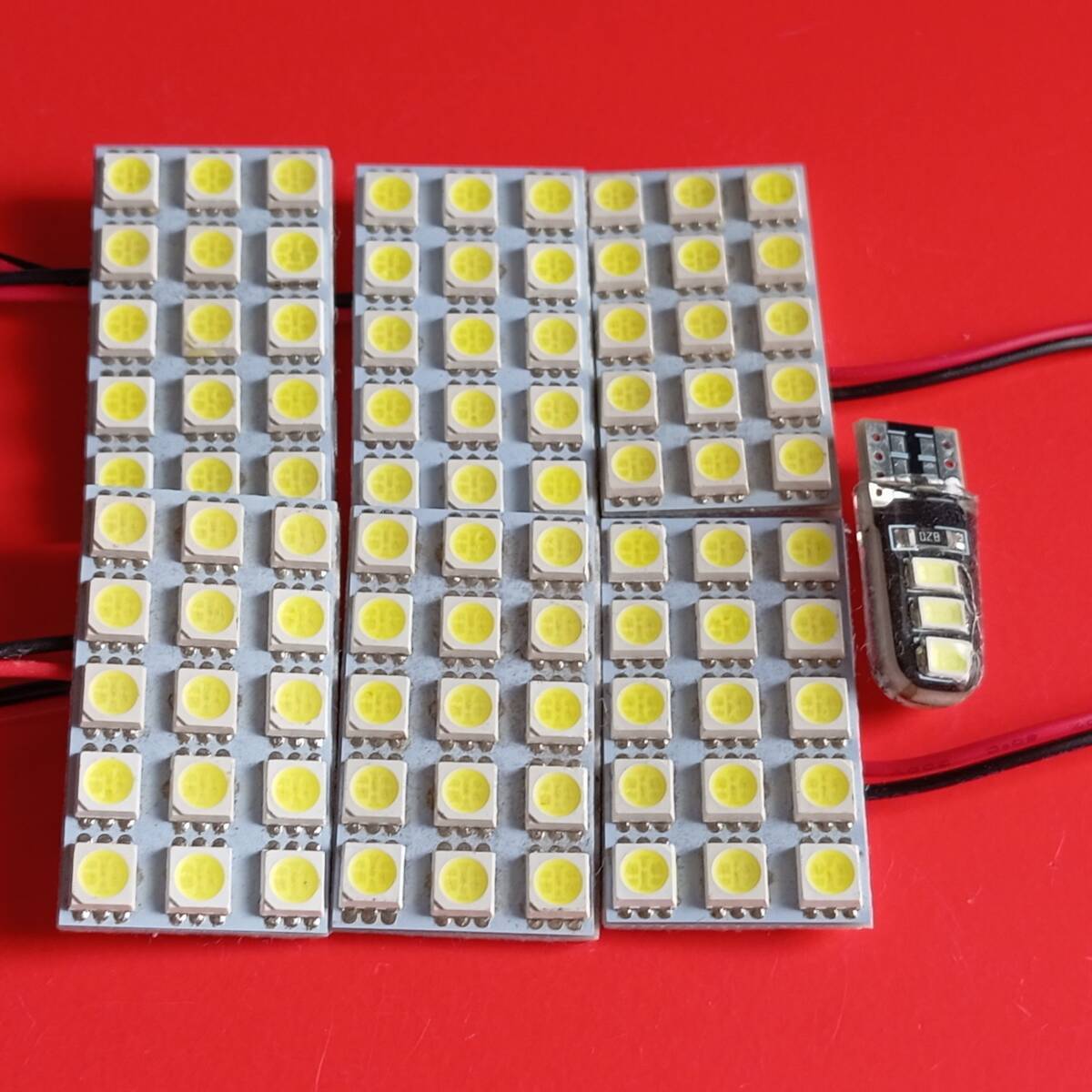 AHR20W エスティマハイブリッド 超爆光!T10 LED ルームランプ 7個セット トヨタ /s15/6拍卖