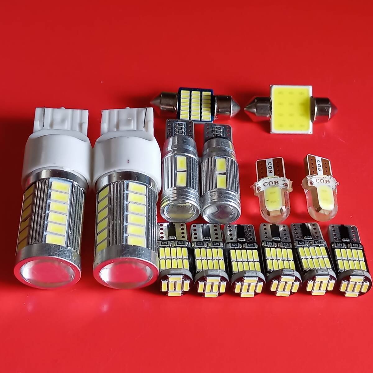 ZVW30系 プリウス 後期 超爆光!T10 LED ルームランプ ナンバー灯 バックランプ ポジション 14個セット ホワイト トヨタ /33/10/26/c2/t28拍卖