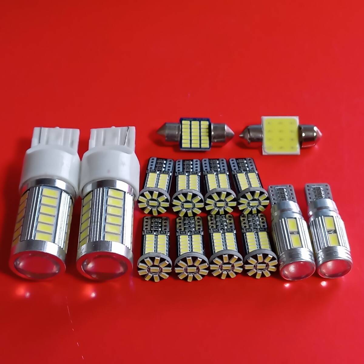 ZVW30系 プリウス 後期 超爆光!T10 LED ルームランプ ナンバー灯 バックランプ ポジション 14個セット ホワイト トヨタ /33/10/34/t31/t28拍卖