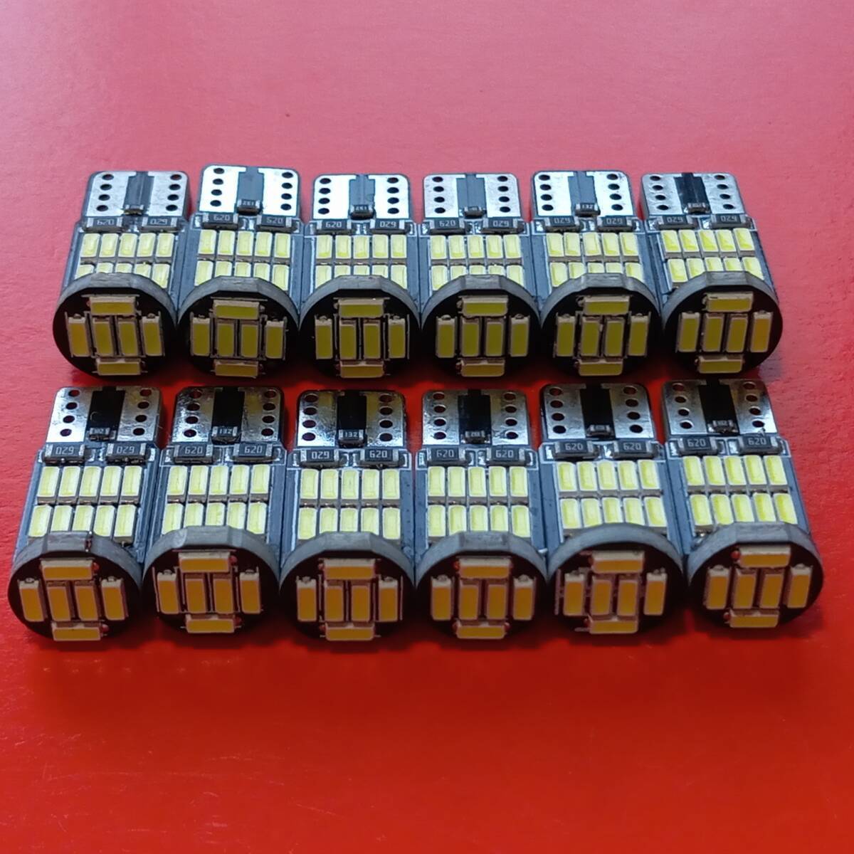 超爆光!20系 ヴェルファイア・アルファード T10 LED ルームランプ ポジション ナンバー灯 12個セット ホワイト トヨタ /26拍卖