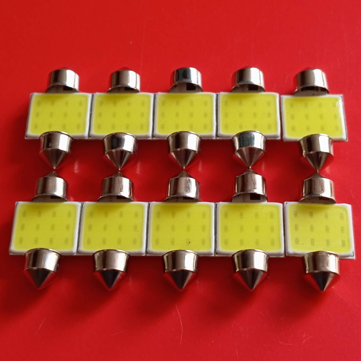 12v 24v led マクラ球 T10×31 T10×31mm トラック 10個セット ホワイト まくら球 星マーカー 室内灯 角マーカー デコトラ レトロ /t31拍卖