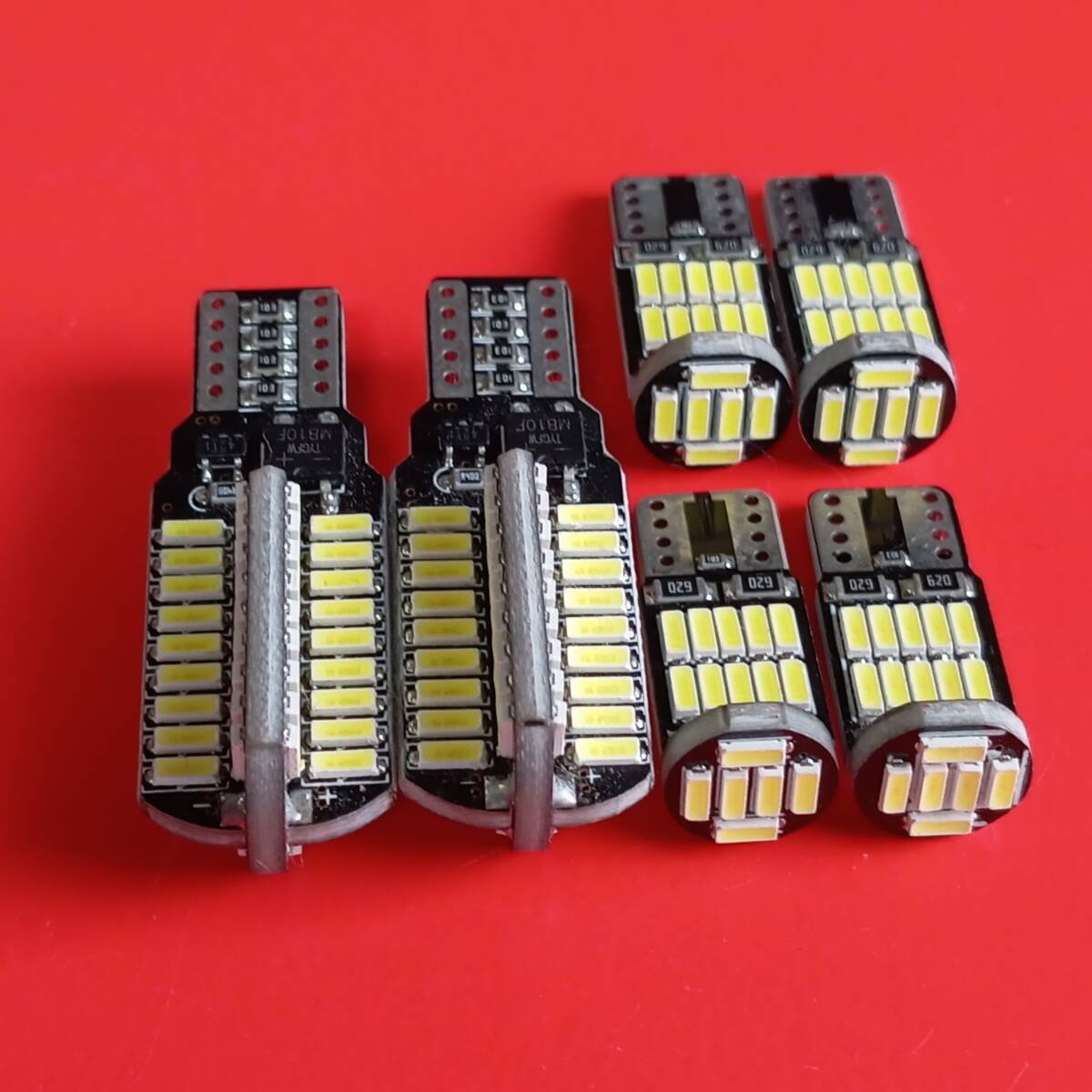 ハイゼットカーゴ S321V S331V S700V S710V 爆光!LED ポジション球 スモール バックランプ ナンバー灯 6個セット T10 T16 ホワイト /72/26拍卖