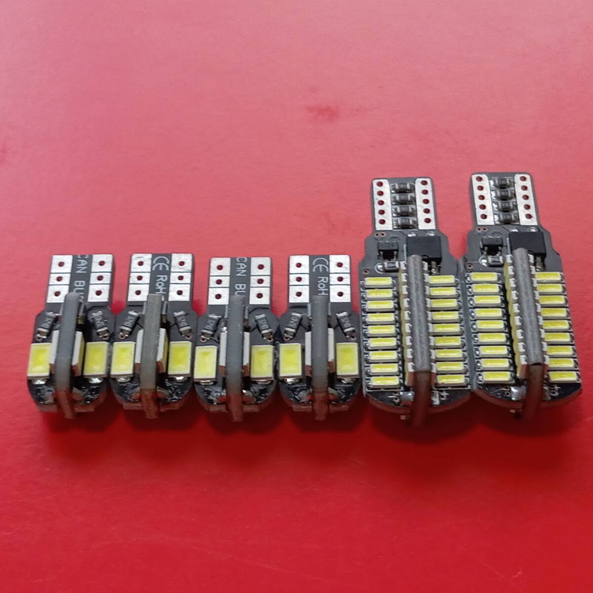 NHP160V プロボックス 爆光!LED ポジション球 スモール バックランプ ナンバー灯 6個セット T10 T16 ホワイト /72/8拍卖