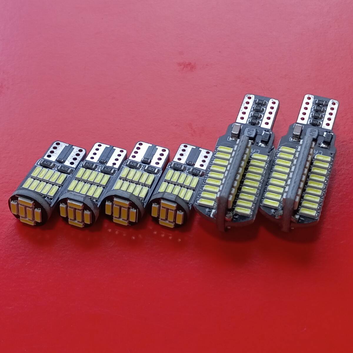 アルファード ヴェルファイア 10系 20系 爆光!LED ポジション球 スモール バックランプ ナンバー灯 6個セット T10 T16 ホワイト /72/26拍卖
