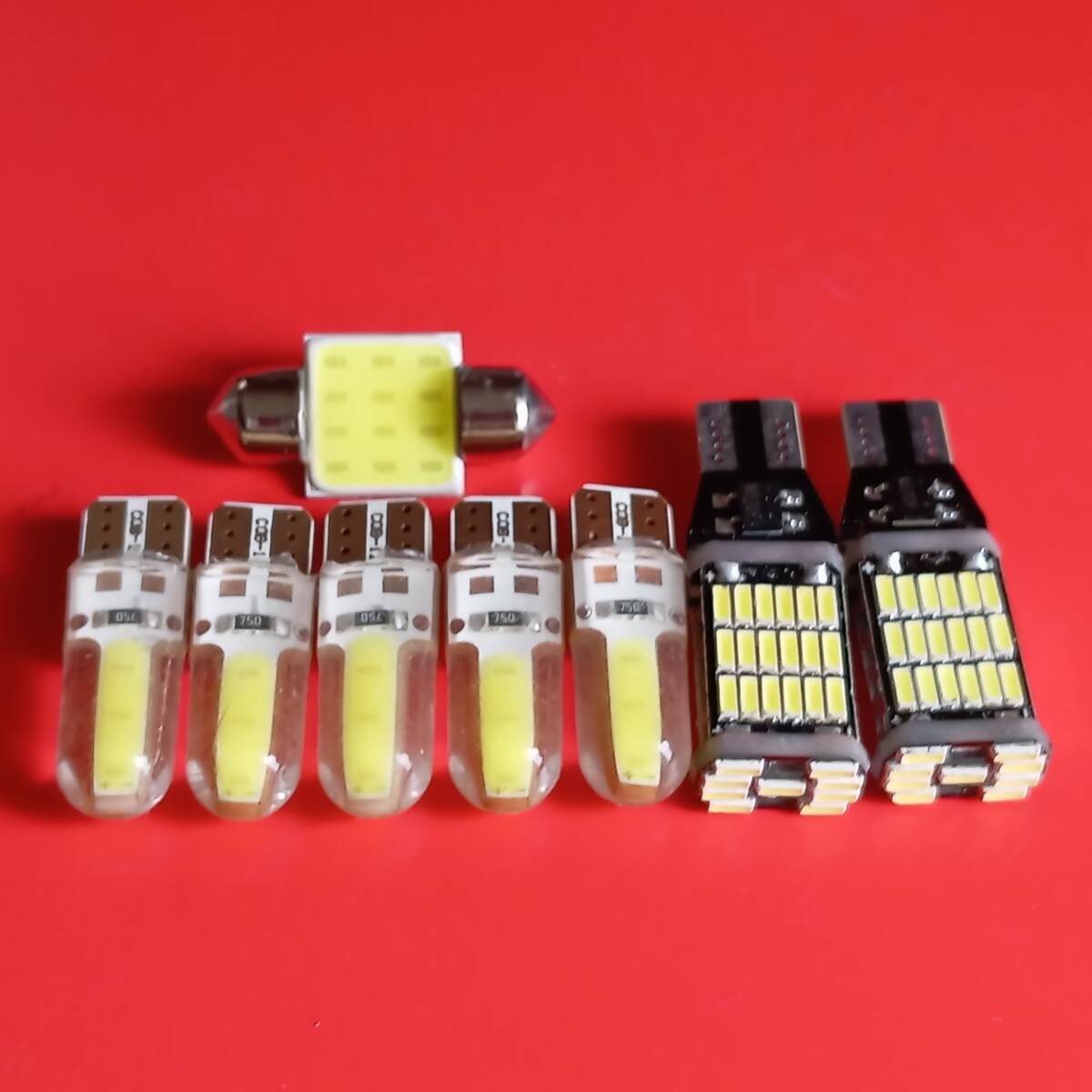 超爆光!タント カスタム LA600S LA610S ルームランプ バックランプ ナンバー灯 8個セット ホワイト ダイハツ /72/c3/t31拍卖