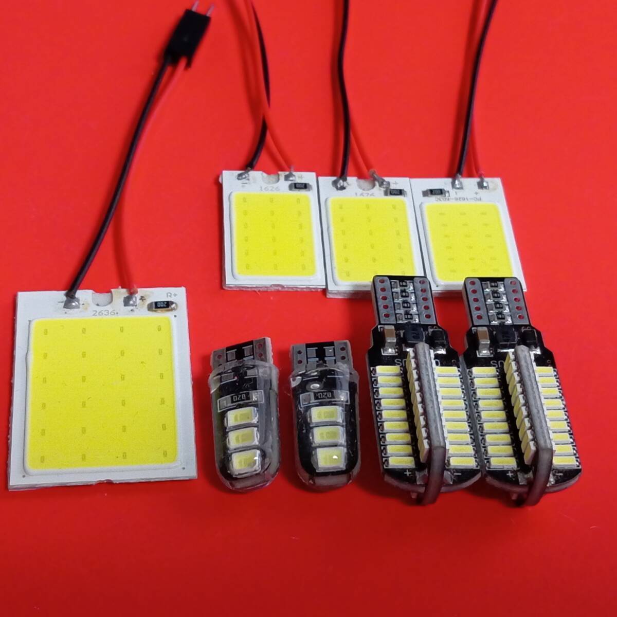 F15系 ジューク 超爆光! T10 LED ルームランプ バックランプ ナンバー灯 COB 全面発光 8個セット 日産 /72/c24/c18/6拍卖