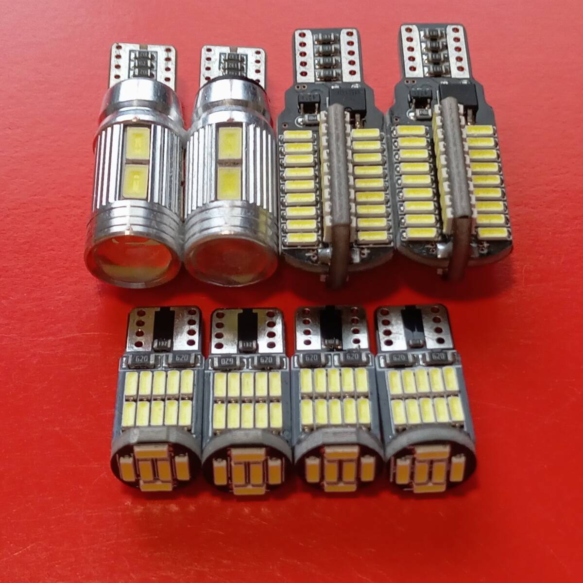 超爆光!ノート E12系 T10 LED ルームランプ バックライト ポジション球 ナンバー灯 8個セット ホワイト 日産 /72/10/26拍卖