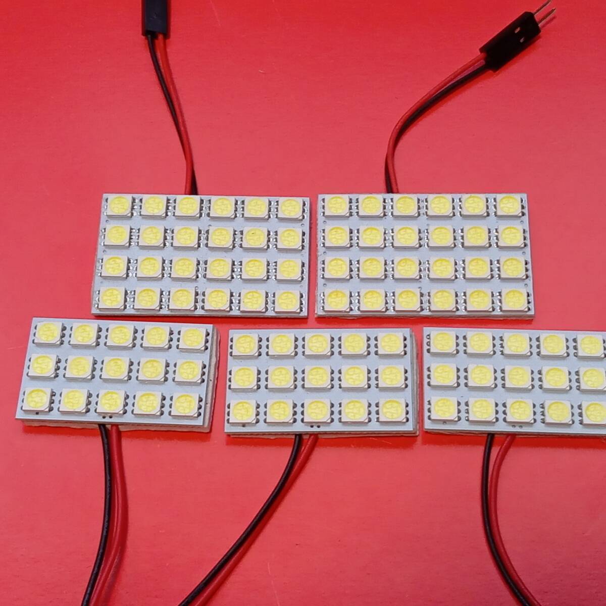 E26 NV350キャラバン GX!T10 LED SMDパネル ルームランプ 5点セット ホワイト 日産 /s15/s24拍卖