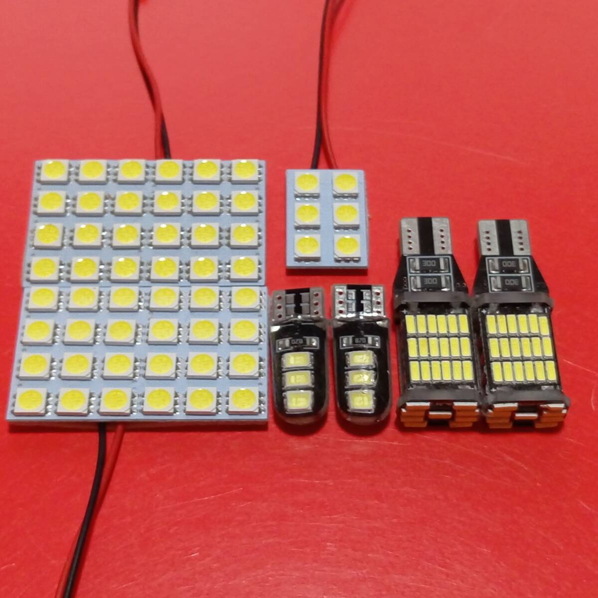 超爆光!MK53S スペーシアカスタム ハイブリッド T10 LED ルームランプ バックランプ ナンバー灯 7個セット ホワイト スズキ /s24/s6/6/45拍卖