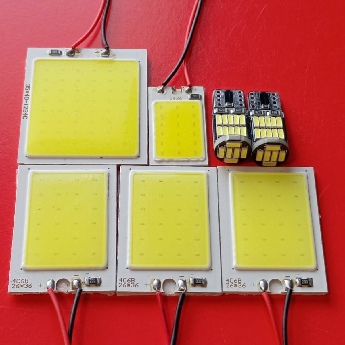 アイシス ANM10系 ZNM10系 T10 LED ルームランプ 7個セット 超爆光 COB 全面発光 ホワイト トヨタ /s24/c48/c18/34拍卖