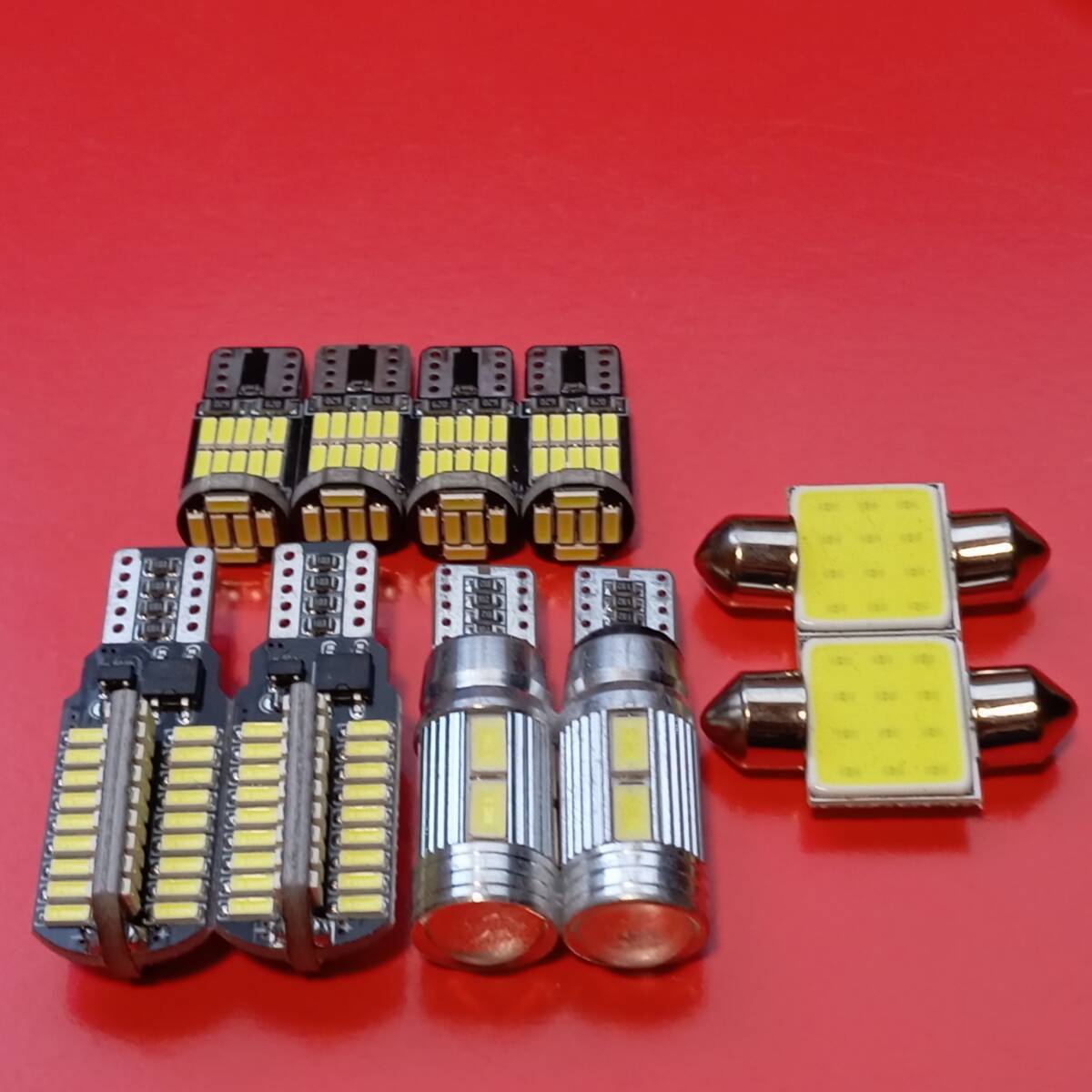 11個セット!タントカスタム L375S/L375/L385/L385S T10 LED 室内灯 バックランプ ナンバー灯 ルームランプ ダイハツ 72/10/26/t31拍卖