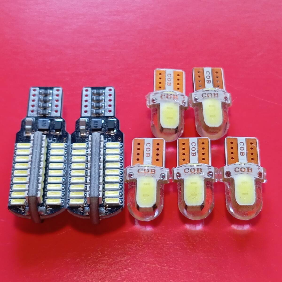 爆光7個セット!エブリィバン DA64系 DA17V バックランプ ポジション球 ナンバー灯 T10 LED ルームランプ ホワイト スズキ 72/c2拍卖