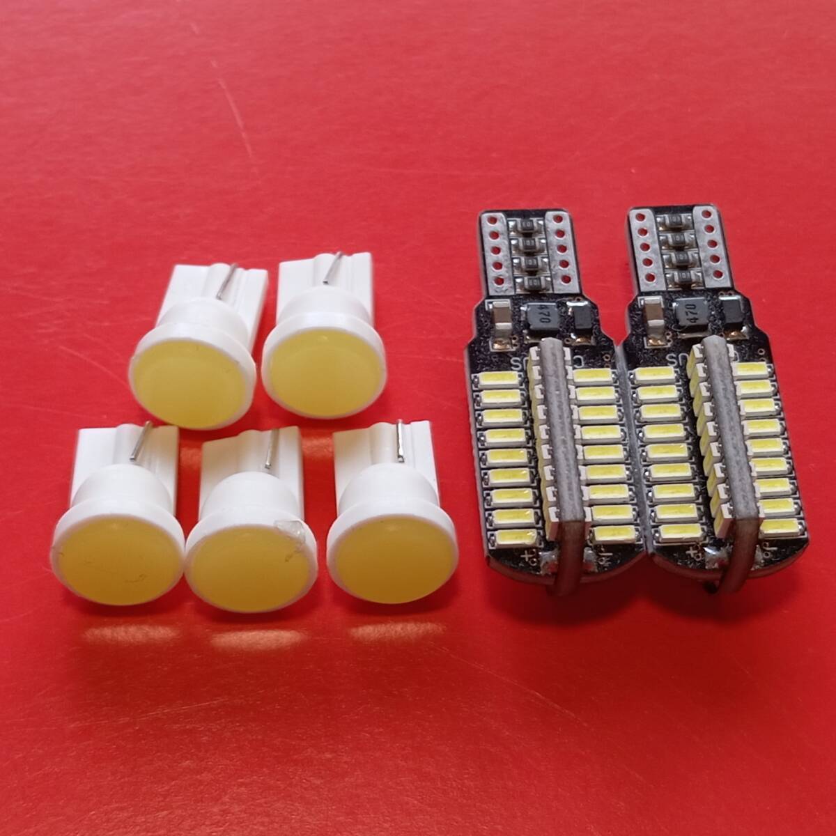 爆光7個セット!エブリィバン DA64系 DA17V バックランプ ポジション球 ナンバー灯 T10 LED ルームランプ ホワイト スズキ 72/c1拍卖