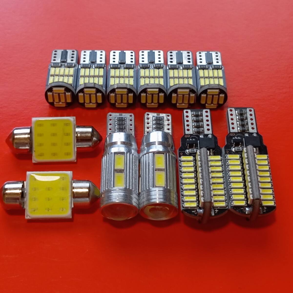 超爆光!70系 ヴォクシー LEDバルブ T10 LED ルームランプ ナンバー灯 バック スモールライト 12個セット VOXY トヨタ /72/10/34/t31拍卖