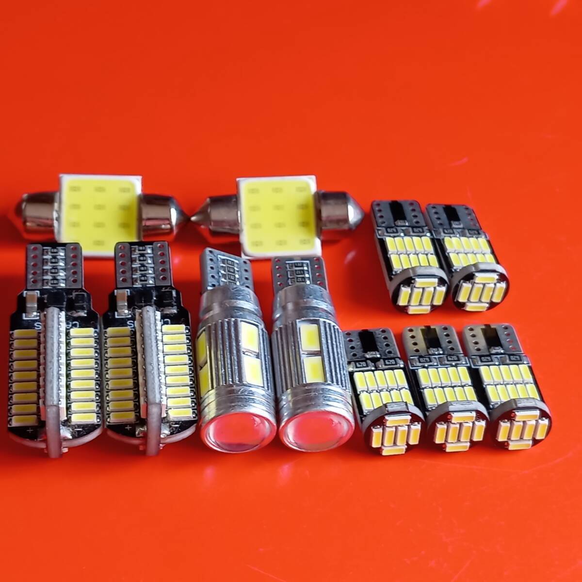 爆光11個セット!Z12 キューブ T10 LED ルームランプセット ポジション ナンバー灯 バックランプ ホワイト 日産 /72/26/t31/10拍卖