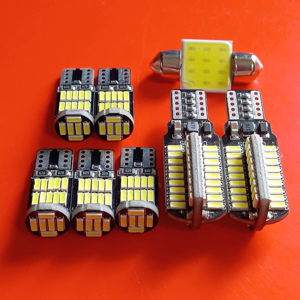 LA600S LA610S タント カスタム 超爆光!T10 LED ルームランプ バックランプ ナンバー灯 8個セット ホワイト ダイハツ /72/t31/26/拍卖