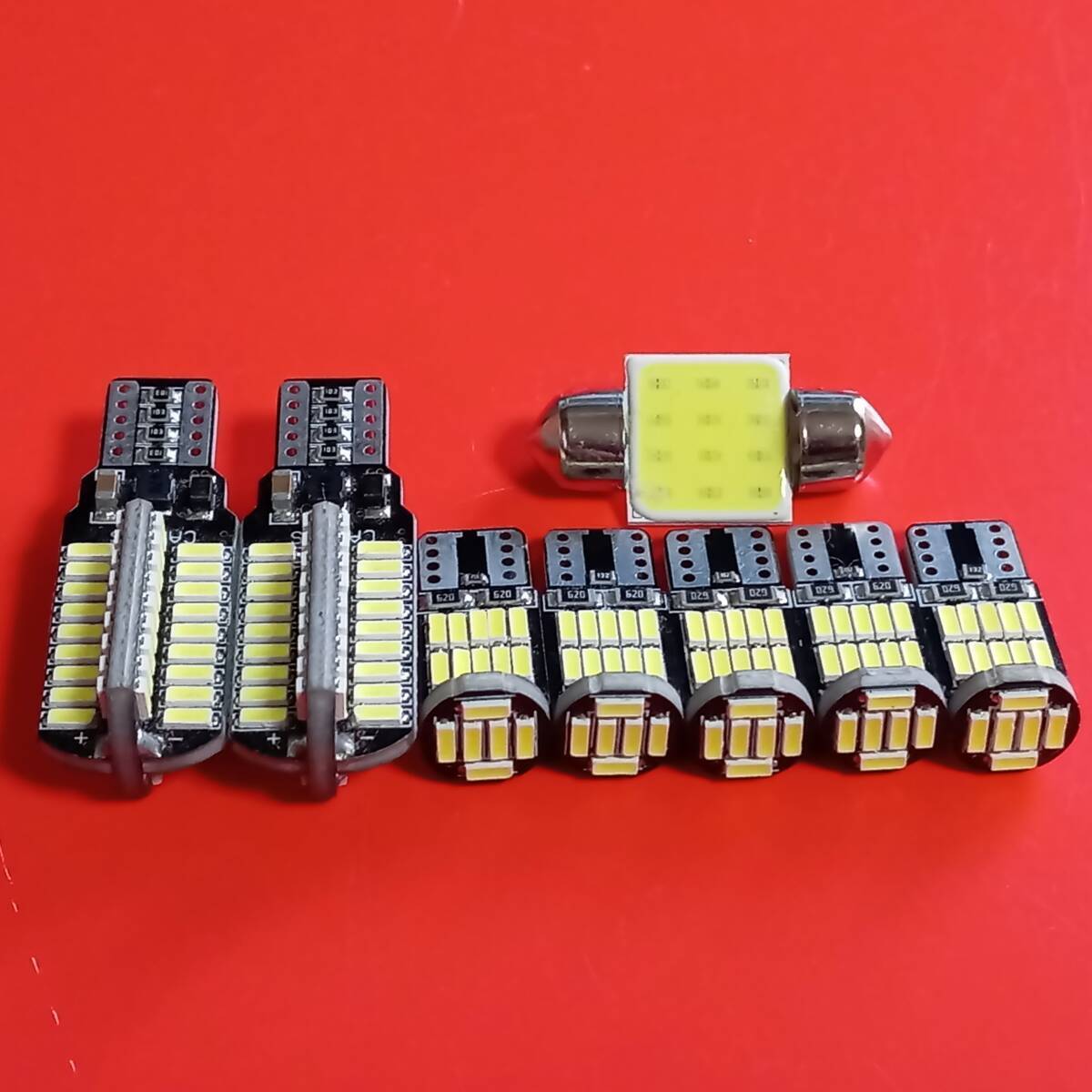 LA600S LA610S タント カスタム 超爆光!T10 LED ルームランプ バックランプ ナンバー灯 8個セット ホワイト ダイハツ /72/t31/26拍卖