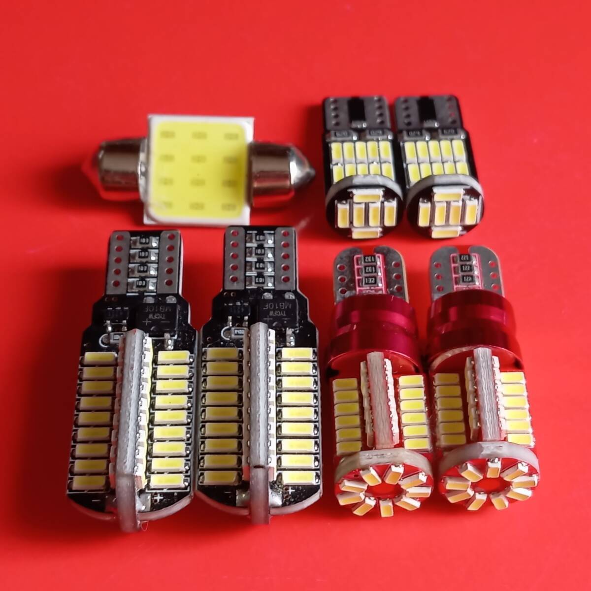 爆光7個セット!S321 331系 アトレーワゴン ルームランプ バックランプ ナンバー灯 T10 LED ホワイト ダイハツ /72/26/t31/57拍卖