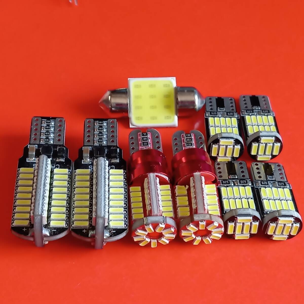 爆光!ソリオ MA15S ルームランプ バックランプ ポジション球 ナンバー灯 純正球交換 T10 LED ホワイト 8個セット スズキ /72/57/26/t31拍卖