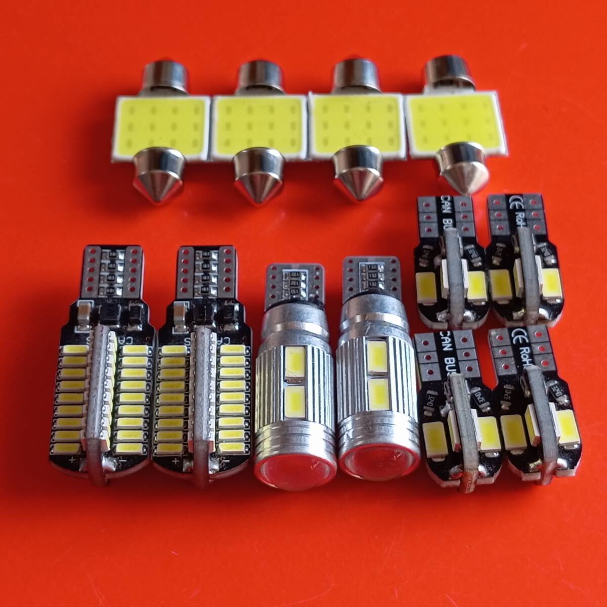 12個セット! ステップワゴン RK1 RK2 RK3 RK4 RK5 RK6 T10 LED バックランプ ナンバー灯 ルームランプセット 爆光 ホンダ /72/10/8/t31拍卖