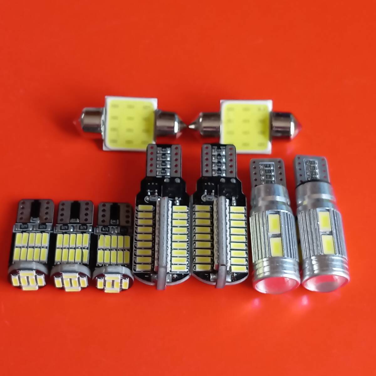 HM3 HM4 HJ1 HJ2 バモス ホビオ 爆光! T10 LED ルームランプ バックランプ ポジション ナンバー灯9個セット ホワイト ホンダ /72/10/26/t31拍卖