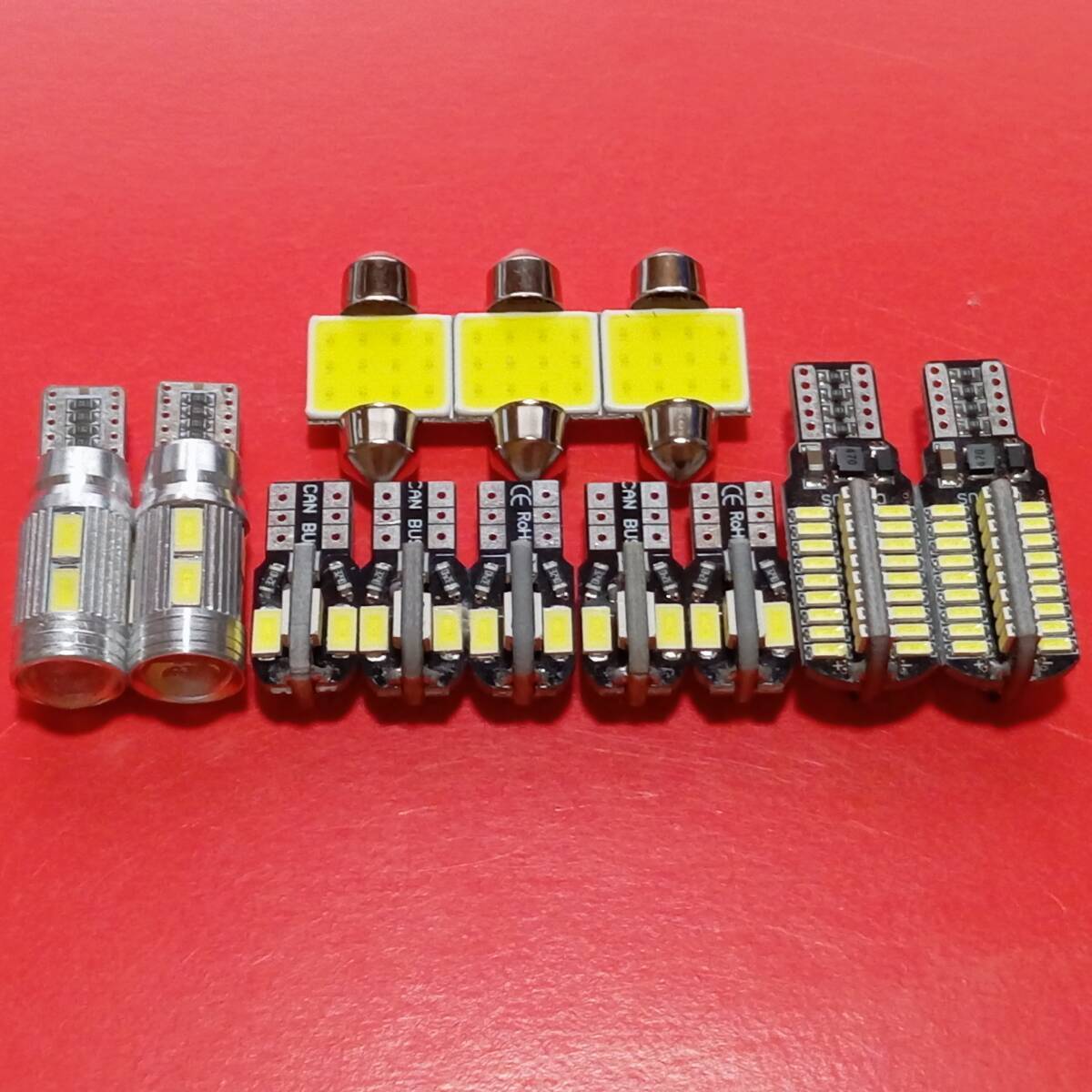 SJ系 フォレスター 超爆光!T10 LED ルームランプ バックランプ ポジション球 ナンバー灯 12個セット ホワイト スバル //72/10/8/t31拍卖