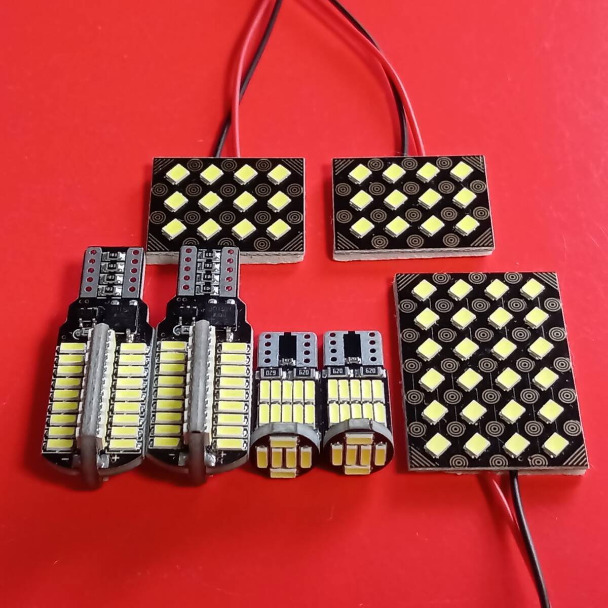 LA650S LA660S タントファンクロス 超爆光!T10 LED ルームランプ バックランプ 7個セット ホワイト ダイハツ /s24/s12/72/26拍卖