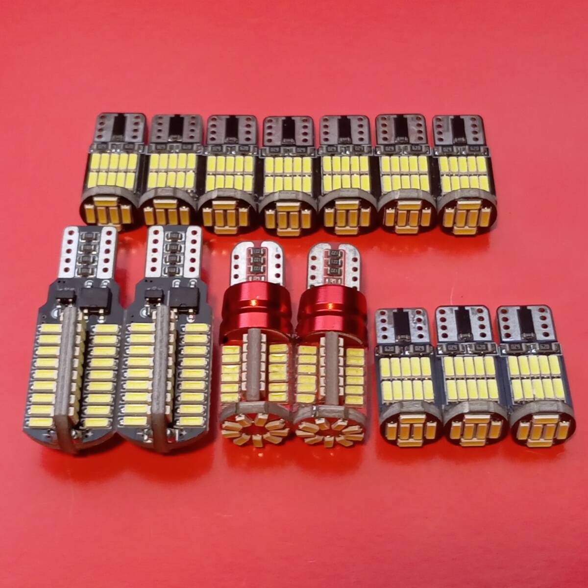 最強!20系 ヴェルファイア アルファード 超爆光! T10 LED ルームランプ ナンバー灯 バックライト 14個セット ホワイト トヨタ /72/57/26/4拍卖