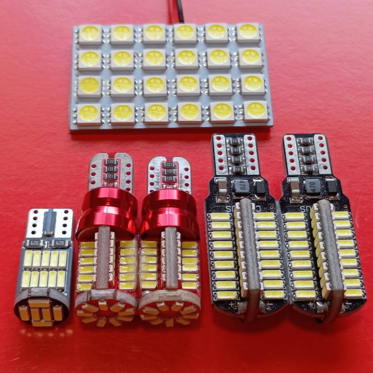 LA350S LA360S ミライース 超爆光!T10 LED ルームランプ バックランプ スモール ナンバー灯 6個セット ホワイト ダイハツ /72/57/26/s24拍卖