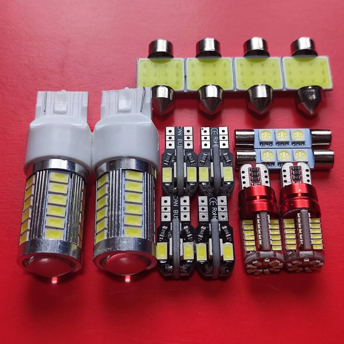 GJ系 アテンザワゴン 超爆光!T10 LED ルームランプ バックランプ ナンバー灯 14個セット マツダ /33/57/8/f3/t31拍卖