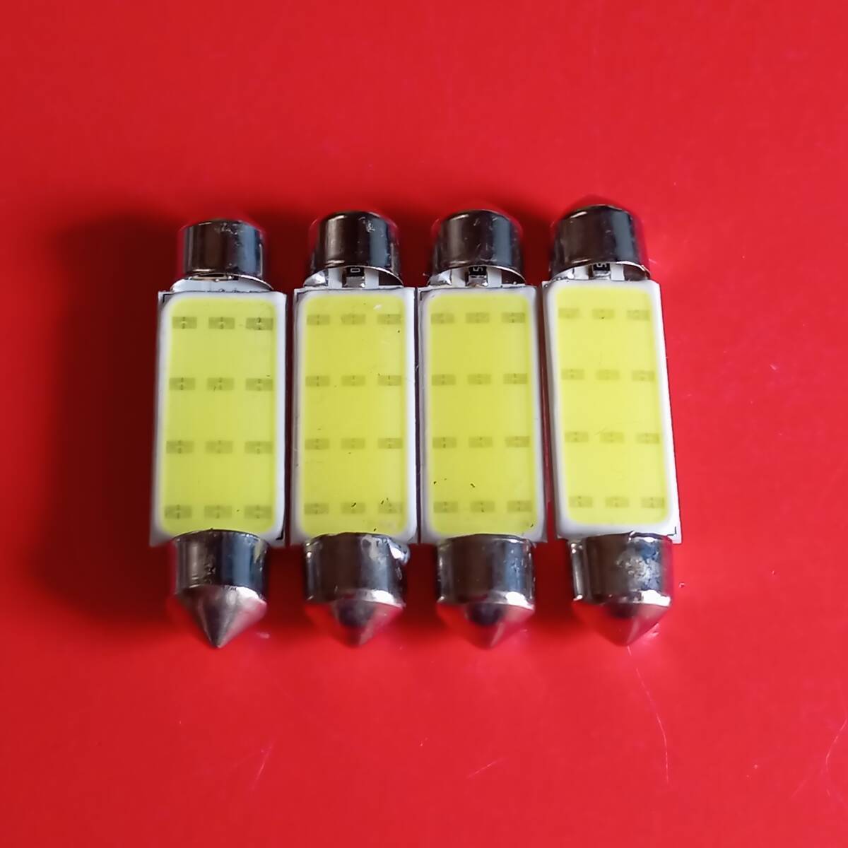 T10×41(42)mm 超爆光!4個セット LED ホワイト ルームランプ ナンバー灯 キャンセラー内蔵 ベンツ BMW アウディ VW MINI ポルシェ 等 /t41拍卖