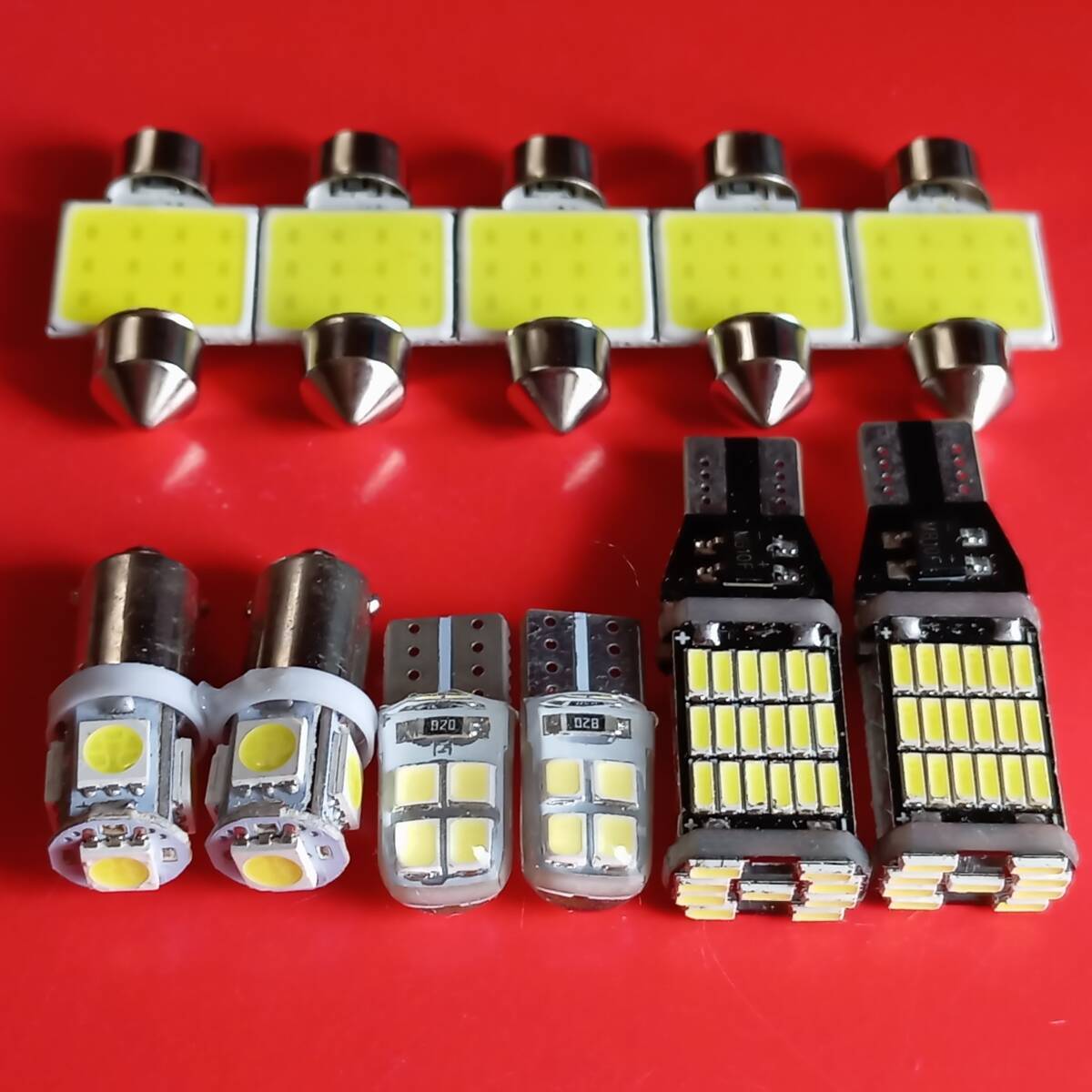 200系 ハイエース グランドキャビン 爆光!T10 LED ルームランプ ポジション ナンバー灯 11点セット ホワイト トヨタ /45/c8/b9/t31拍卖