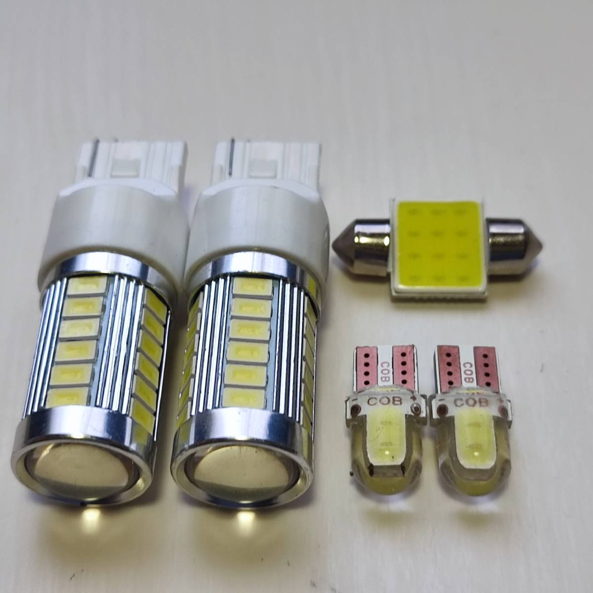 ND5 ロードスター 超爆光! T10 LED ルームランプ ナンバー灯 バックランプ 5個セット ホワイト マツダ /33/c2/t31拍卖