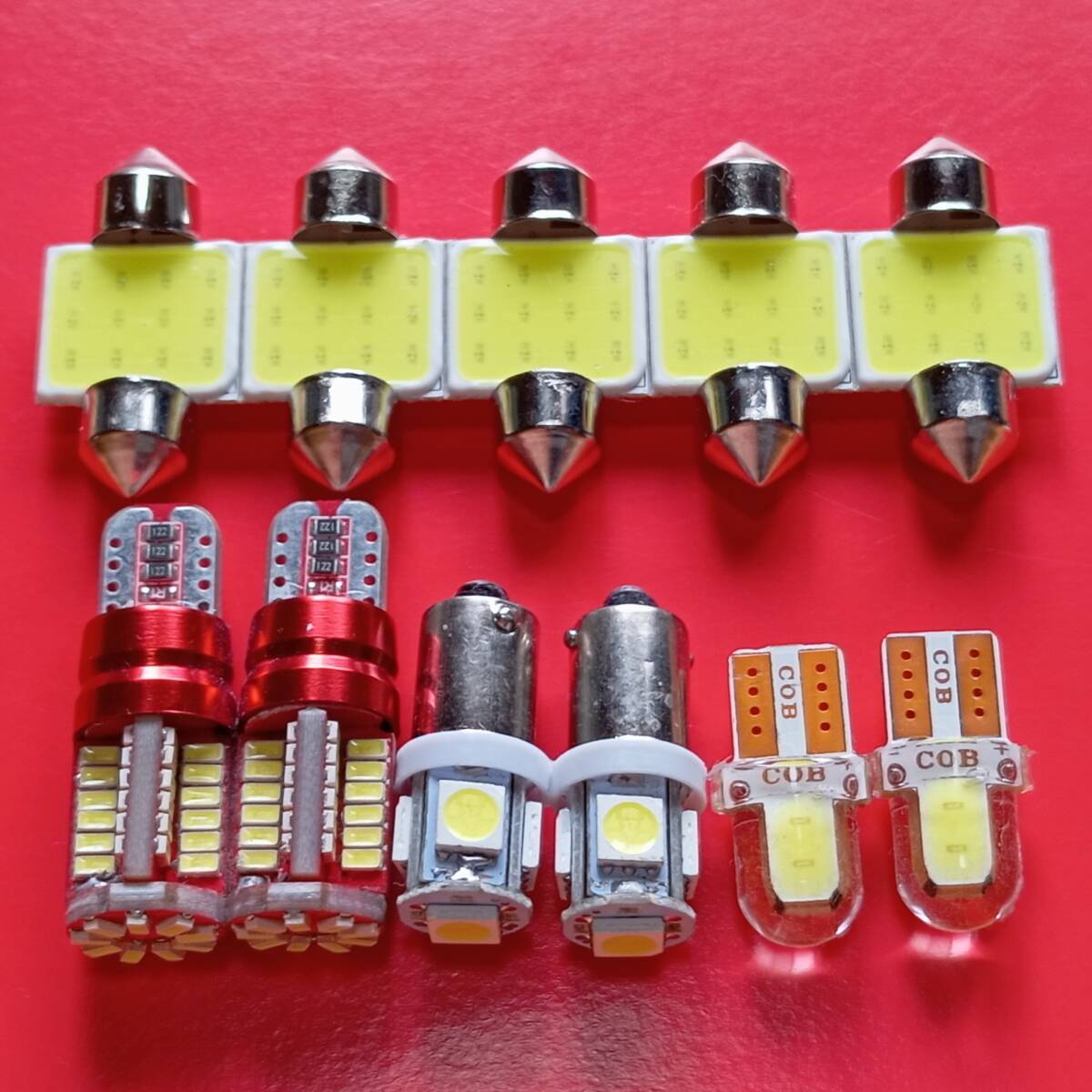 11個セット! 200系 ハイエース 4型 5型 スーパーGL標準 T10 LED ルームランプ ナンバー 車幅灯 ウェッジ 室内灯 /57/c2/t31/b9拍卖