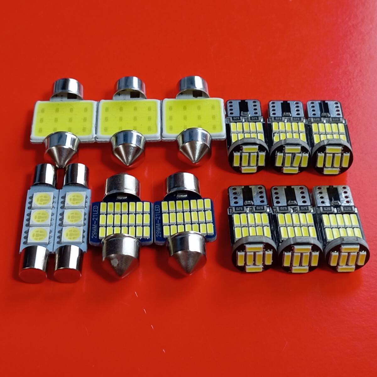 超爆光!CV1W 新型 デリカ D:5 T10 LED ルームランプ 13点セット ホワイト ミツビシ /26/t31/t28/f3拍卖