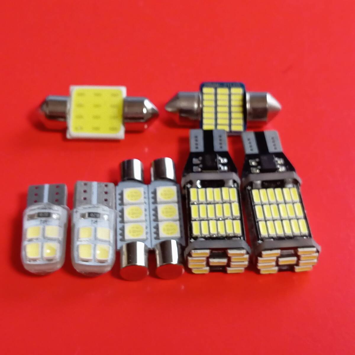 超爆光!エクストレイル T32系 ルームランプ バックランプ ナンバー灯 T10 LED 8個セット ホワイト 日産 /45/c8/t31/t28/f3拍卖