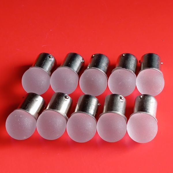 新作! 24V専用設計 BA15S S25 LED ホワイト 20個セット 平行ピン サイドマーカー バスマーカー ナマズ デコトラ レトロ 大型車 トラック拍卖