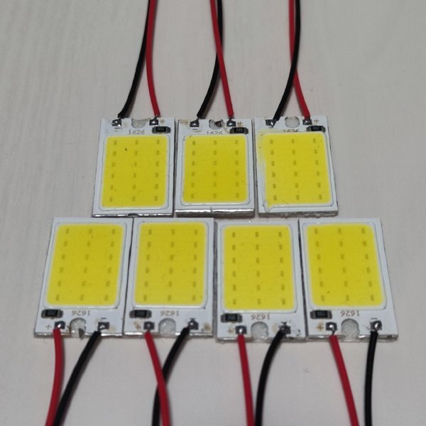 グランドハイエース ドア両開き 超爆光! T10 LED ルームランプ COB 全面発光 7個セット トヨタ /c18拍卖