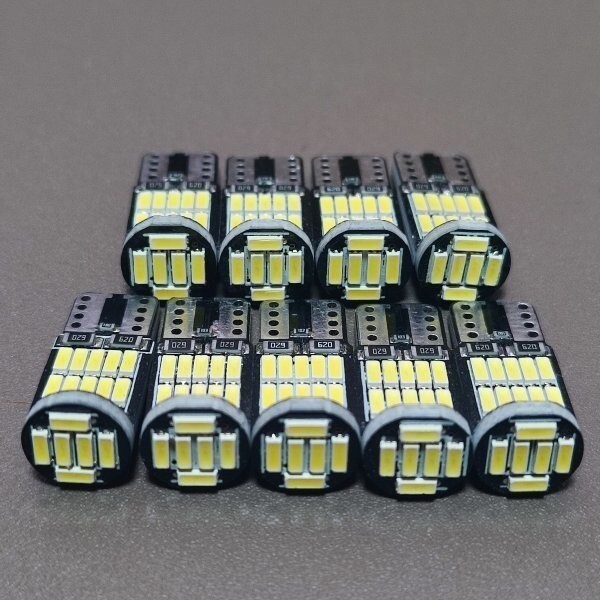 超爆光!AVV50 カムリ 純正球交換 T10 LED ルームランプ 9個セット 室内灯 読書灯 ホワイト トヨタ /26/t31拍卖