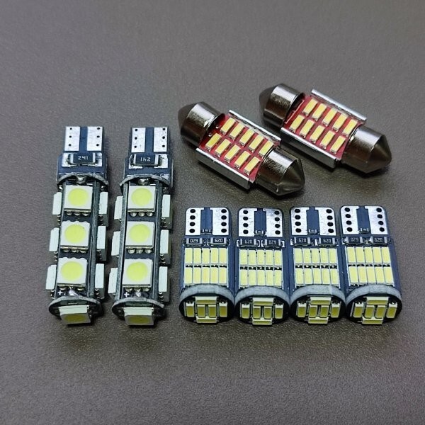 超爆光!トヨタ プロボックス 50系 NCP58 NCP59 バックランプ ポジション ナンバー灯 T10 LED ルームランプ ホワイト 8個セット /13/26/t31拍卖