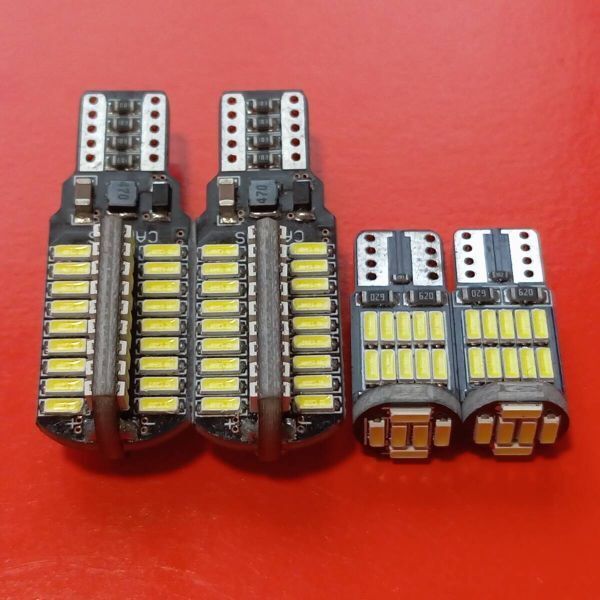 MK53S スペーシアカスタム ハイブリッド 爆光!バックランプ スモール ポジション球 T10 T16 LED4点セット ホワイト /72/26拍卖